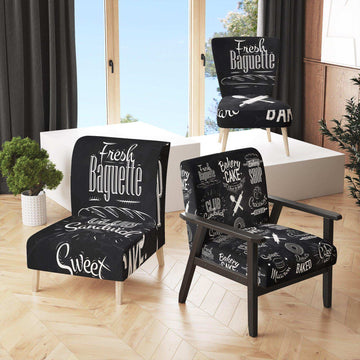 Bakery Characters Mid-Century Accent Chair